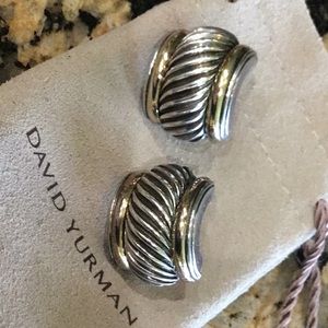 David Yurman Cigar Band Earrings